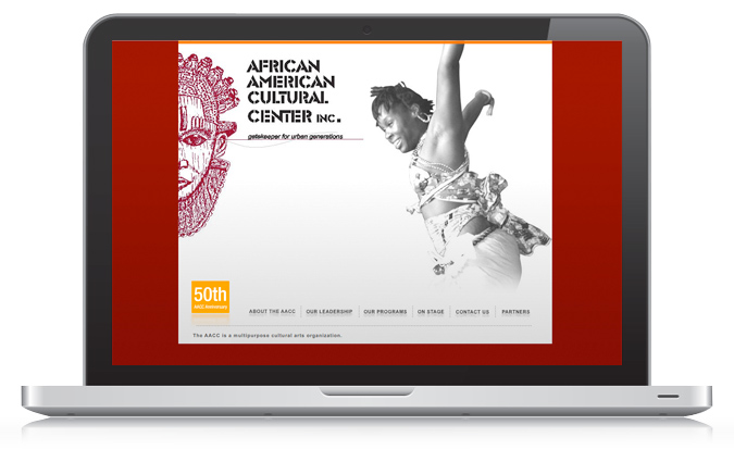 African American Cultural Center Web Design