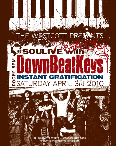 Downbeat Keys Poster Design