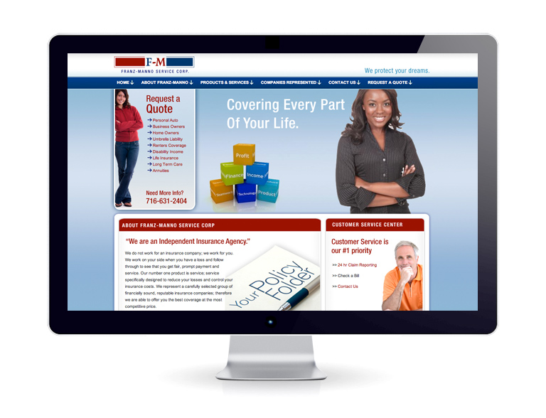 Insurance Web Design