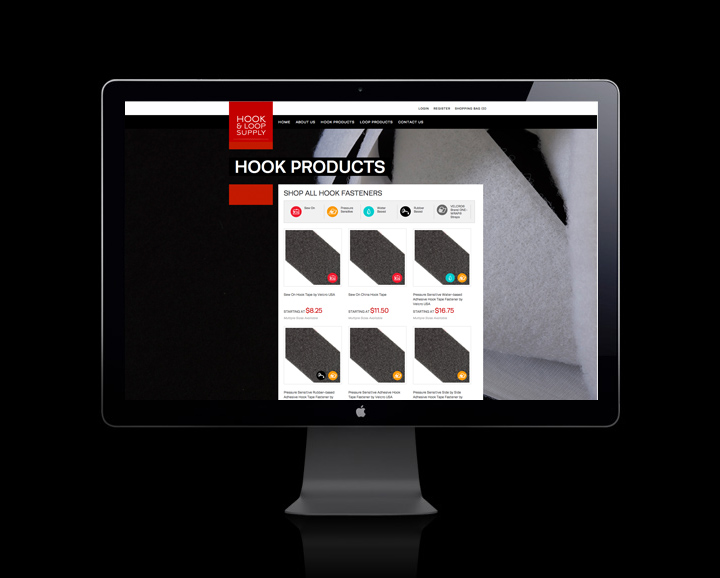 Hook and Loop Ecommerce Web Design