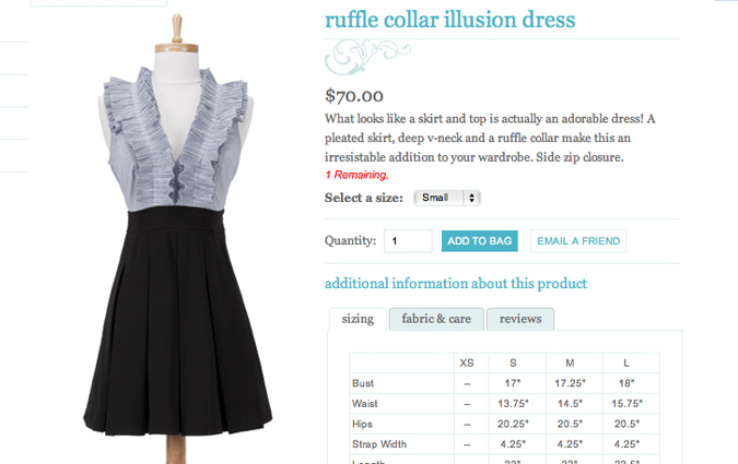 jem apparel ecommerce web design