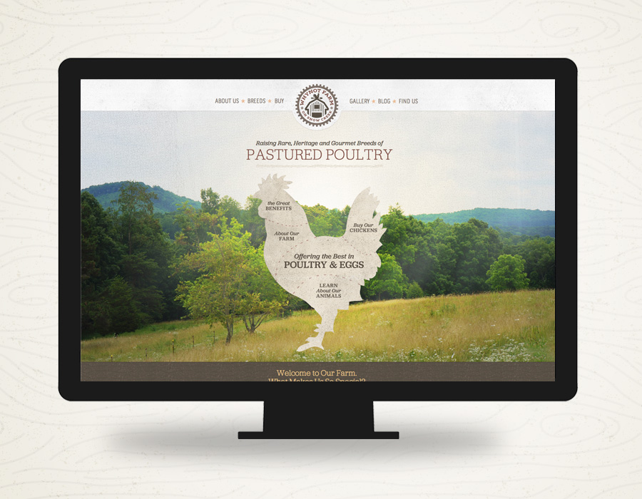 WhyNot Farm CMS Design